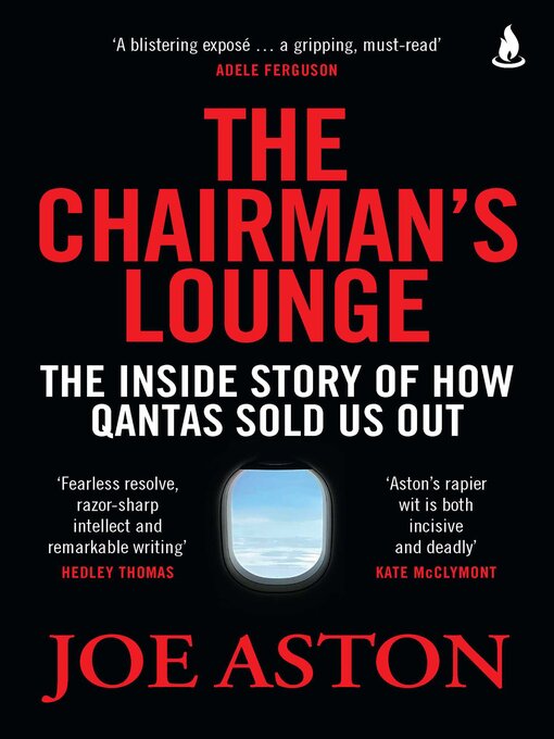 Title details for The Chairman's Lounge by Joe Aston - Wait list